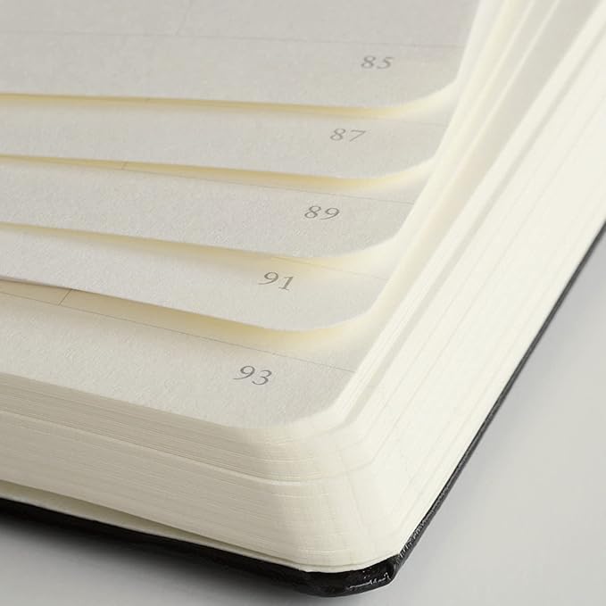 LEUCHTTURM1917 - Notebook Hardcover Medium A5-251 Numbered Pages for Writing and Journaling (Black, Dotted)