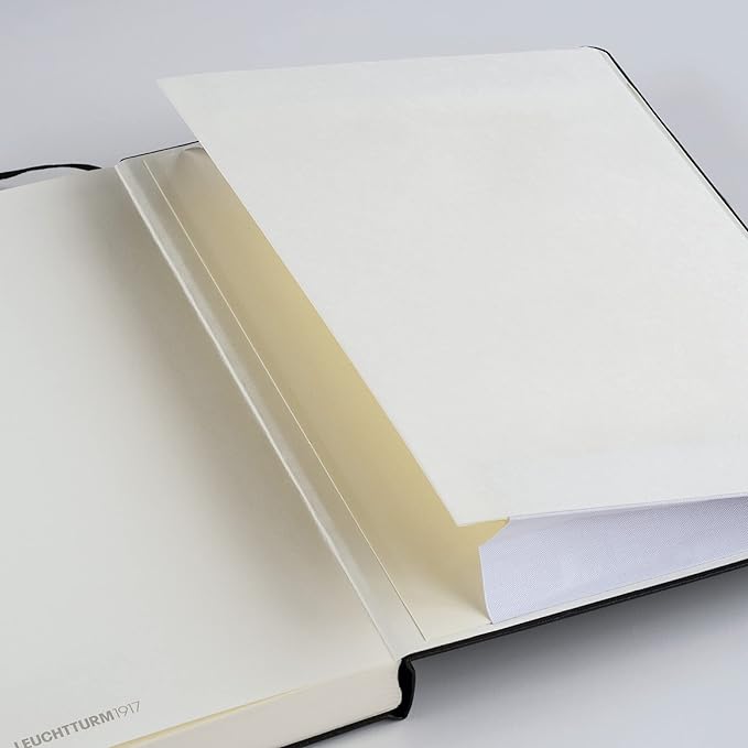 LEUCHTTURM1917 - Notebook Hardcover Medium A5-251 Numbered Pages for Writing and Journaling (Ink, Squared)
