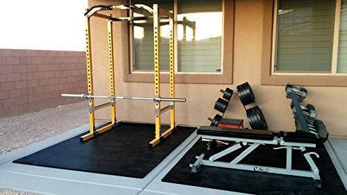 American Floor Mats - Heavy Duty Stall Tiles - Stable/Horse Tiles - Thick, Durable Rubber Flooring Solid Black 1 Corner Tile 3/4" Thick