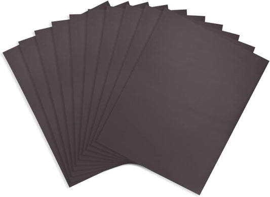 A4 Size Rubber Soft Magnet Sheets Magnetic Storage Sheet for Cutting Dies Storage 0.3mm Thick 10 Pieces Set 11.7x8.2inch Black Metal Dies Storage Sheet