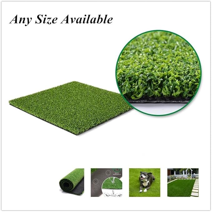 Golf Putting Green Turf (0.47" Custom Size) Multi-use Artificial Grass Rug Indoor/Outdoor Carpet, Golf Hitting Practice Mat at Home,Fake Grass Landscape for Décor
