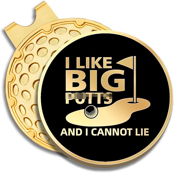 I Love Golf So Much Ball Marker with Magnetic Hat Clip, Funny Golf Accessories Gifts for Men Women, Novelty Birthday Gifts for Men Women Golfer Fan