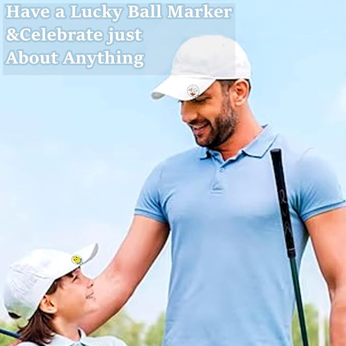 Amy Sport Golf Ball Markers Assorted Patterns Fits All Magnetic Golf Tools Value Set, Alloy Soft Enamel Technique Marker for Hat Clips Gloves Golf Divot Tools Marks