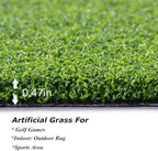 Golf Putting Green Turf (0.47" Custom Size) Multi-use Artificial Grass Rug Indoor/Outdoor Carpet, Golf Hitting Practice Mat at Home,Fake Grass Landscape for Décor