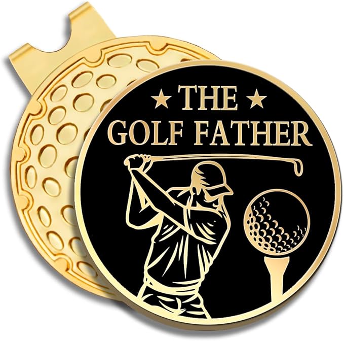 I Love Golf So Much Ball Marker with Magnetic Hat Clip, Funny Golf Accessories Gifts for Men Women, Novelty Birthday Gifts for Men Women Golfer Fan