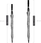 ZEKAR 54“ & 62" & 68" Windproof Large Vented Canopy Golf Umbrella, UPF 50+ Patio Umbrella, Sun Rain UV Protection Rain Umbrella | Keep You Cool (Silver, 54")