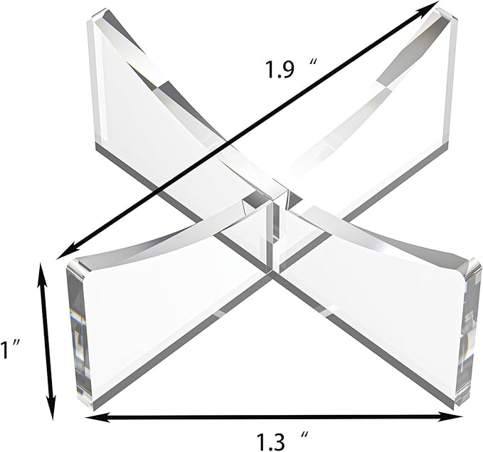 Acrylic Ball Holder 3-Pack, Small Size for Baseball, Softball & Golf Ball; Medium & Large Size for Basketball, Soccer, Volleyball; Horizontal Size for Rugby and Football