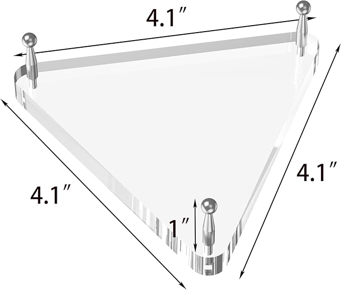 Acrylic Ball Holder 3-Pack, Small Size for Baseball, Softball & Golf Ball; Medium & Large Size for Basketball, Soccer, Volleyball; Horizontal Size for Rugby and Football