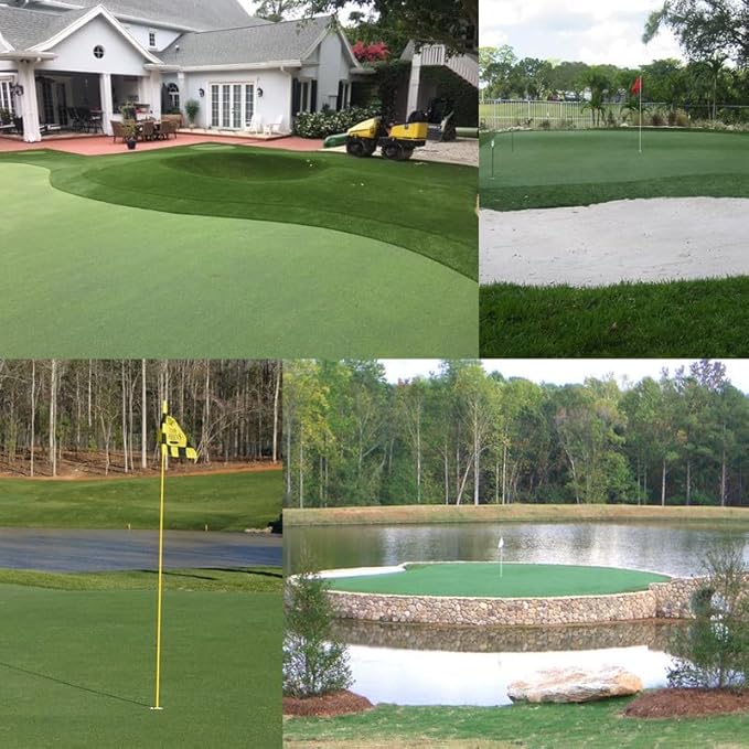 Golf Putting Green Turf (0.47" Custom Size) Multi-use Artificial Grass Rug Indoor/Outdoor Carpet, Golf Hitting Practice Mat at Home,Fake Grass Landscape for Décor
