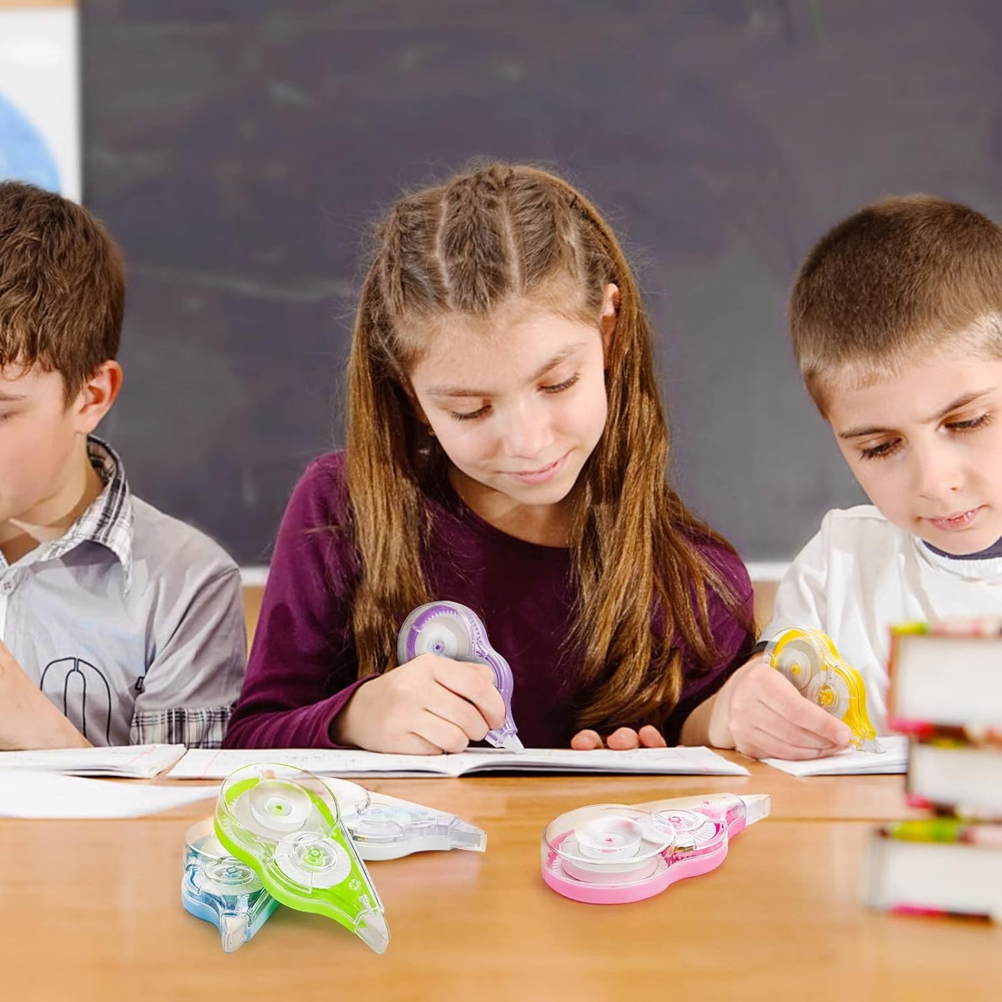 Nicunom 36 Pack White Correction Tape, 39 Feet Correction Tapes Easy To Use Applicator for Instant Corrections School Office Supplies, Colorful