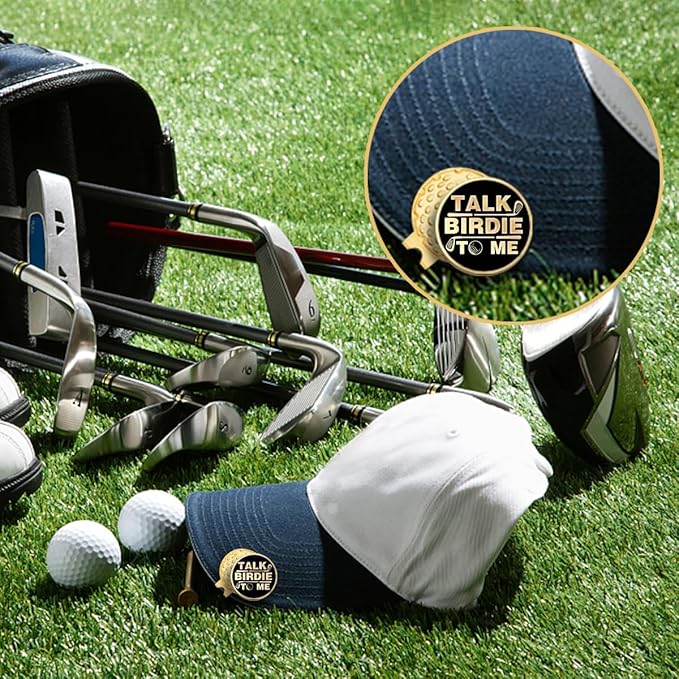 I Love Golf So Much Ball Marker with Magnetic Hat Clip, Funny Golf Accessories Gifts for Men Women, Novelty Birthday Gifts for Men Women Golfer Fan