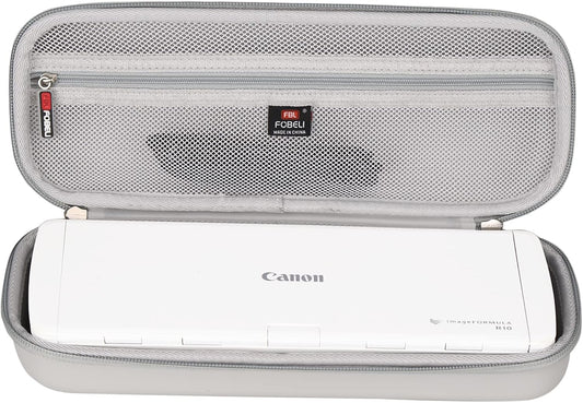 FBLFOBELI EVA Hard Travel Carrying Case for Canon imageFORMULA R10/P-215II Portable Document Scanner, Portable Storage Bag (Case Only)