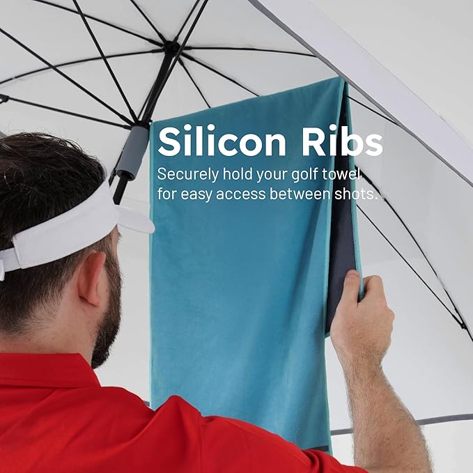 Weatherman Umbrella - Golf Umbrella - Windproof Sports Umbrella Resists Up to 55 MPH Winds - Available in 2 Sizes and 5 Colors