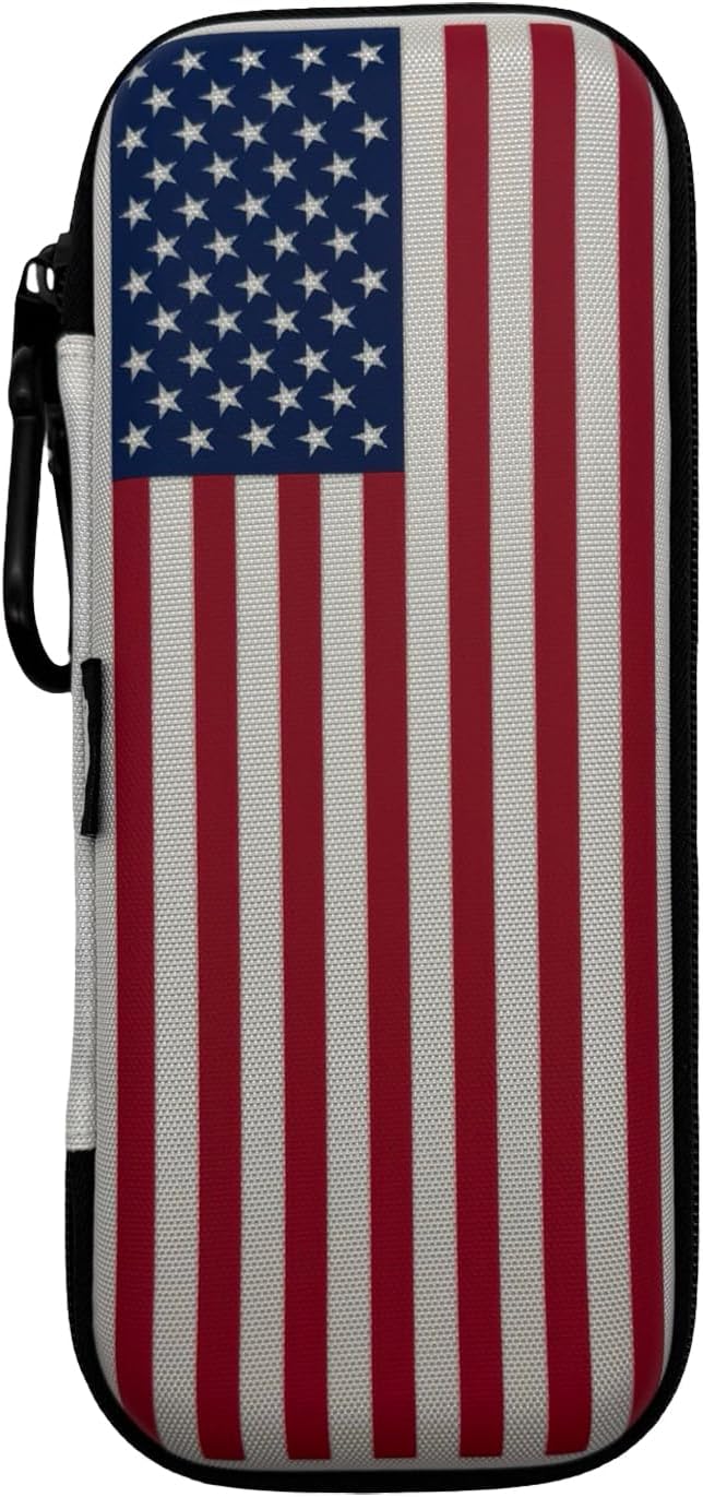 Platypus Golf Co. Golfing Caddie Hard Travel Case Organizer - Hinging Glove Shaper & Holder - Mesh Pocket & Storage Slots for Phone, Tees, Divot Tools & Ball Markers - Golfers Cases for Men & Women