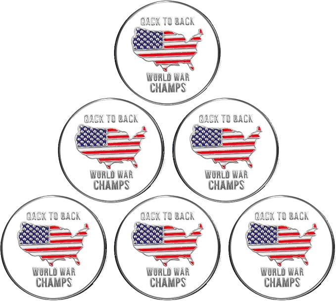 Amy Sport Golf Ball Markers Assorted Patterns Fits All Magnetic Golf Tools Value Set, Alloy Soft Enamel Technique Marker for Hat Clips Gloves Golf Divot Tools Marks