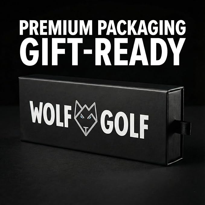 Wolf Golf Towels Personalized Divot Repair Tool | 6-in-1 Premium Divot Tool with Ball Marker | Golf Gifts for Men & Women | Golf Accessories for Men & Women