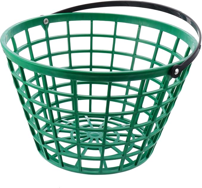 Garneck 1pc Golf Basket bucket with handle Golfball Container with Handle accessories gadgets for kids holder driving range baskets range buckets plastic large nylon child storage appendix