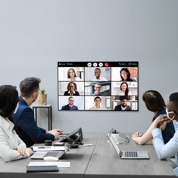 Folding Conference Table, Mobile Training Table for Office Conference, Modern Modular Rectangular Work Desk Meeting Seminar Work Tables with Caster Wheels, Large Breakroom Tables (10Pack L63in)