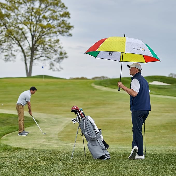 Weatherman Umbrella - Golf Umbrella - Windproof Sports Umbrella Resists Up to 55 MPH Winds - Available in 2 Sizes and 5 Colors