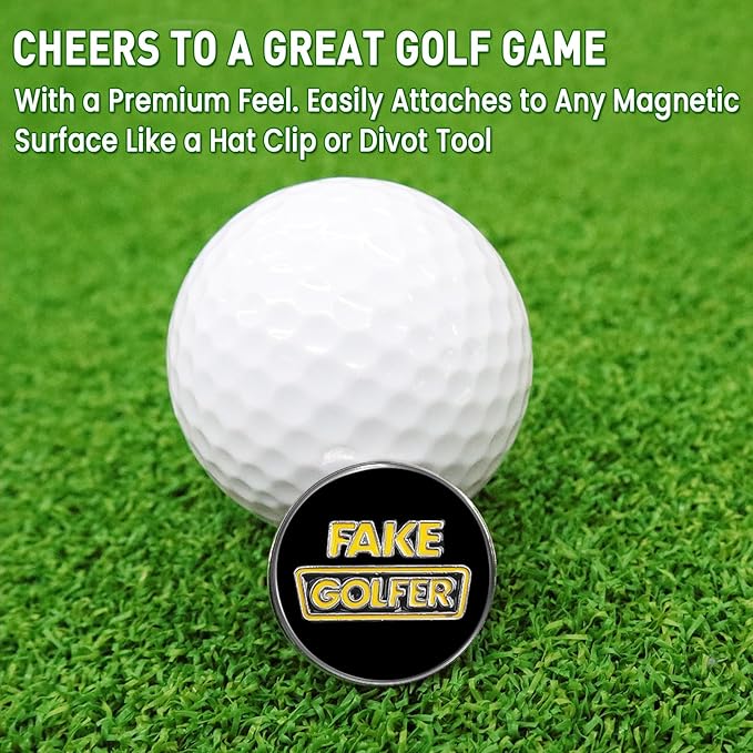 Amy Sport Golf Ball Markers Assorted Patterns Fits All Magnetic Golf Tools Value Set, Alloy Soft Enamel Technique Marker for Hat Clips Gloves Golf Divot Tools Marks