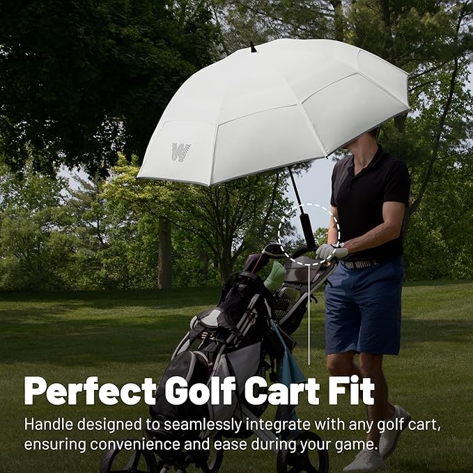 Weatherman Umbrella - Golf Umbrella - Windproof Sports Umbrella Resists Up to 55 MPH Winds - Available in 2 Sizes and 5 Colors