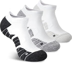Hylaea Athletic Running Socks Cushion Padded Moisture Wicking Low Cut