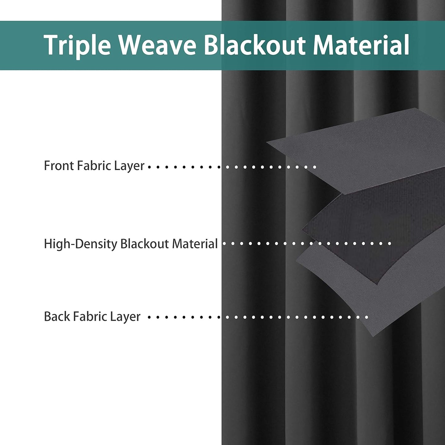 BONZER Extra Wide Room Divider Curtain Total Privacy Wall Grommet Top Thermal Insulated Blackout Curtains for Slide Window, 96L x 150W Inch (8L x 12.5W ft), 1 Panel, Dark Grey