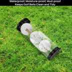 Milisten 8Pcs Clear Golf Ball Tubes with Caps, Waterproof Golf Carrying Case Plastic Barrel Thickened Golfs Display Holder Golfs Ball Container Box for Home Store Display Use, 8