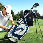 Golf Glove Holder Case with Removable Golf Glove Shaper, Organizer Bag Accessories for Phone, Tees, Divot Tools & Ball Markers, Ideal Gifts for Men