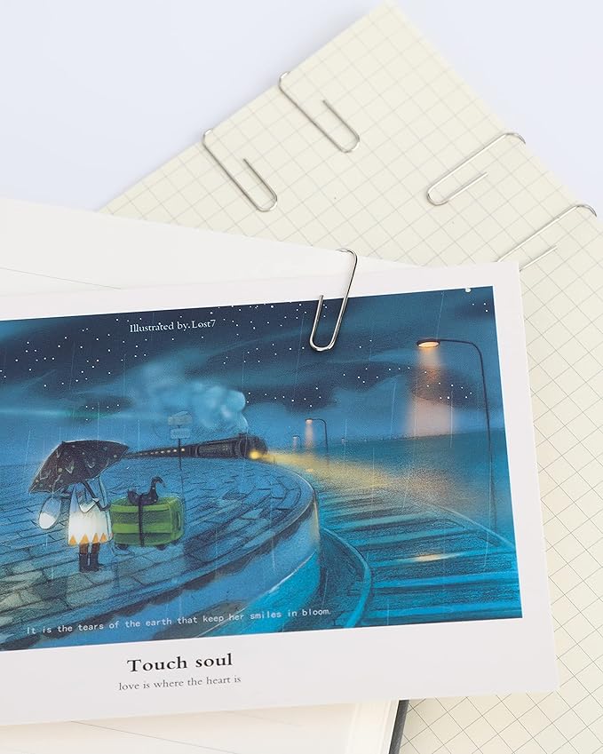 PAPERPAL #1 Smooth Paper Clips, 600 Medium Paper Clips (6 Boxes of 100 Each), Paperclips for Office School & Personal Use, Daily DIY, 1-2/7" Silver Paper Clip Standard Size (No. 1 Paper Clips, Smooth)