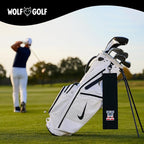 Wolf Golf Towels USA Monogrammed Personalized Golf Towel | Custom Golf Towels for Golf Bags for Men or Women