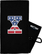 Wolf Golf Towels USA Monogrammed Personalized Golf Towel | Custom Golf Towels for Golf Bags for Men or Women