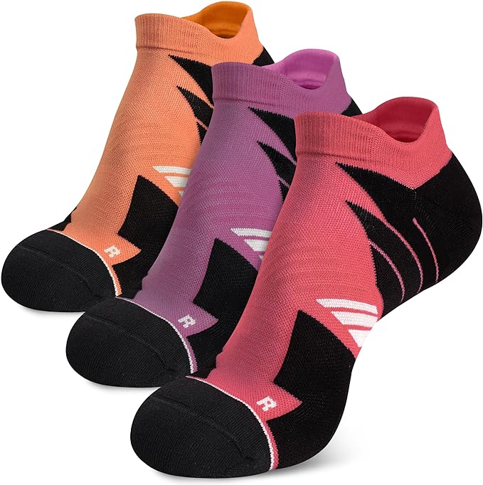 Hylaea No Show Running Athletic Anti-Blister Wicking Coolmax Socks, Seamless Anti-odor