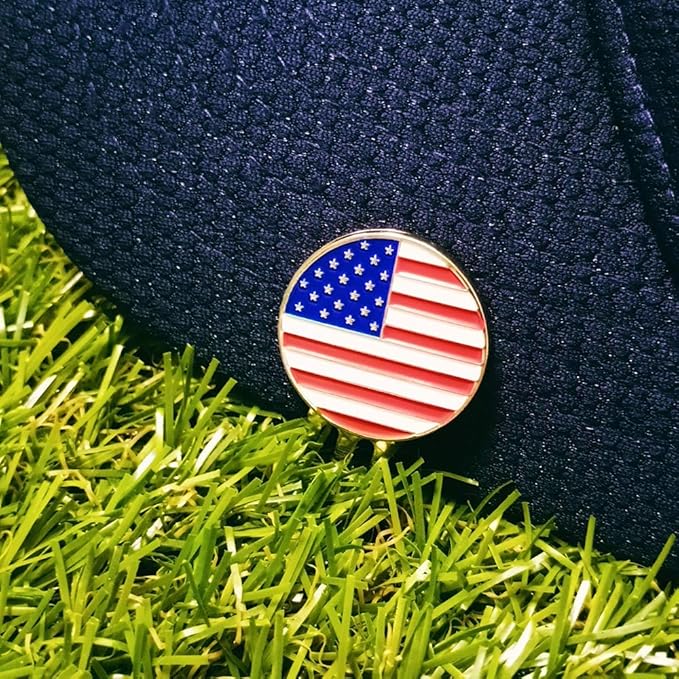 Amy Sport Golf Ball Markers Assorted Patterns Fits All Magnetic Golf Tools Value Set, Alloy Soft Enamel Technique Marker for Hat Clips Gloves Golf Divot Tools Marks