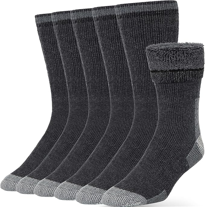 Alvada Warm Thermal Wool Socks for Winter Moisture Wicking and Breathable Cozy Boot Socks
